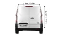 Medium Van - Back View Dimension Thumbnail