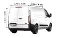 Medium Van - Back View Dimension Thumbnail