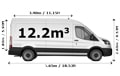 Large Van - Side View Dimension Thumbnail